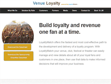 Tablet Screenshot of clubsloyalty.com